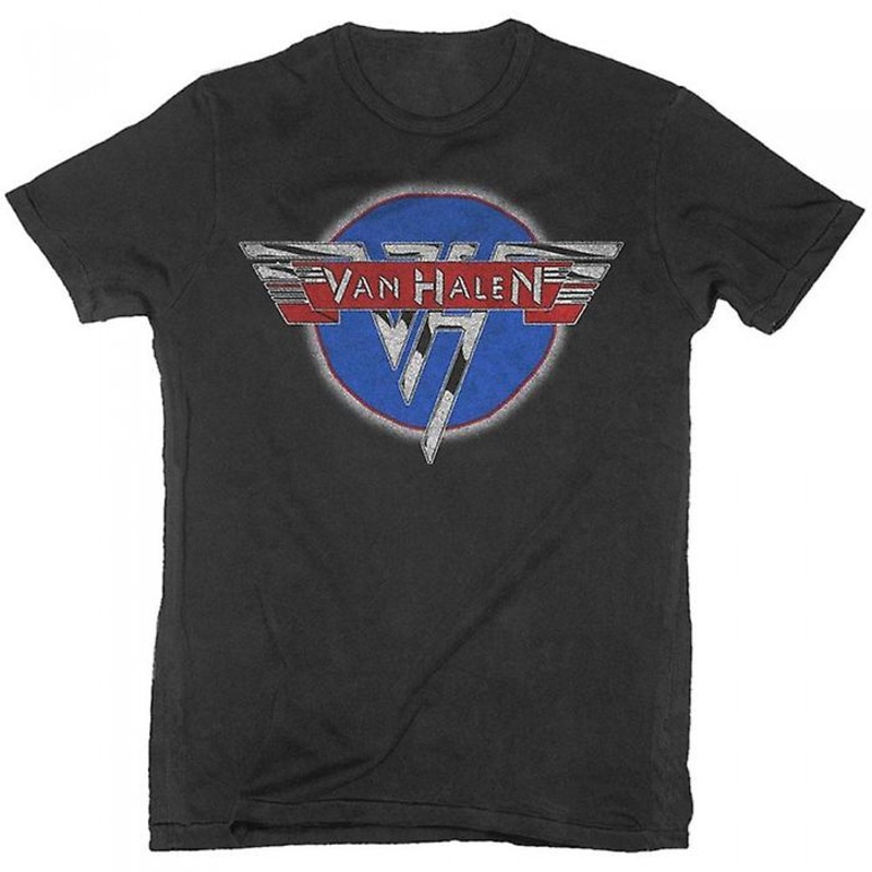 Van Halen Unisex Adult Chrome Logo T-Shirt