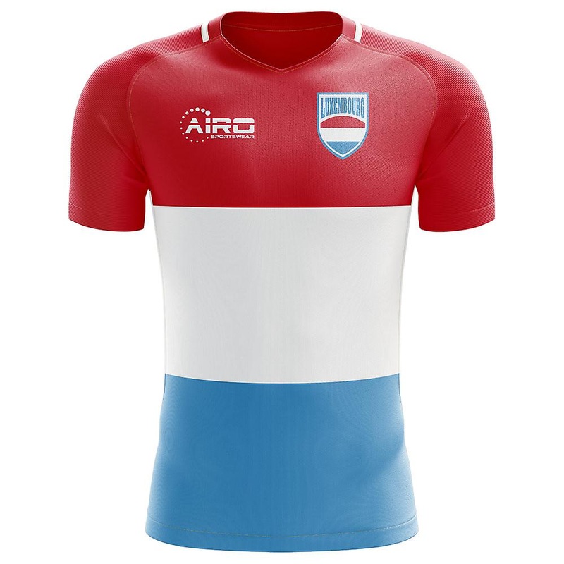 2025-2026 Luxembourg Home Concept Football Shirt - Adult Long Sleeve