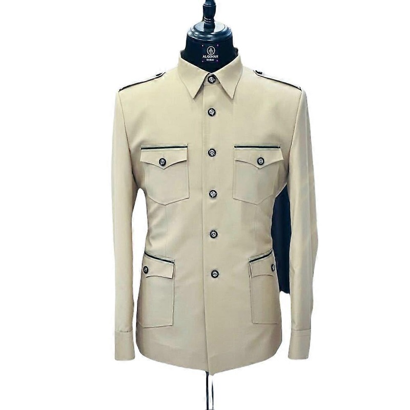 Stylish Long Sleeved Vintage Safari Suit for Men