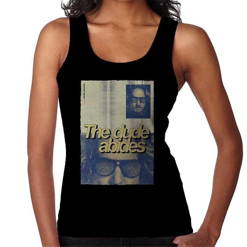 The Big Lebowski The Dude Abides Poster Women's Vest