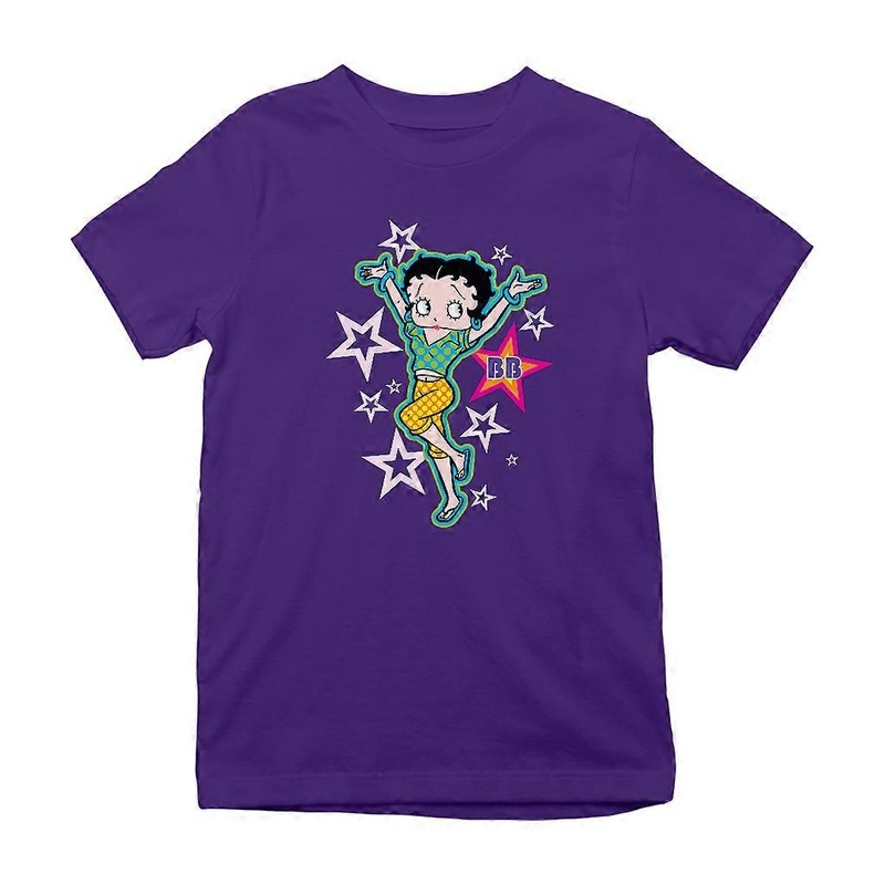 Betty Boop Polka Dots and Stars Kid's T-Shirt