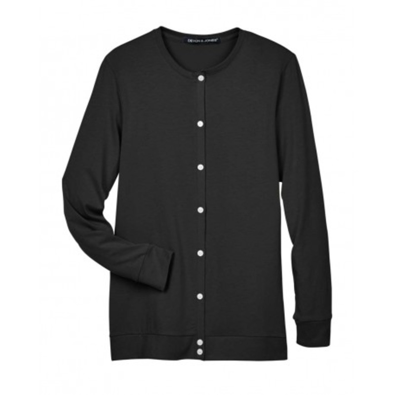 Devon & Jones DP181W Women's Perfect Fit Ribbon Cardigan | Devon & Jones DP181W