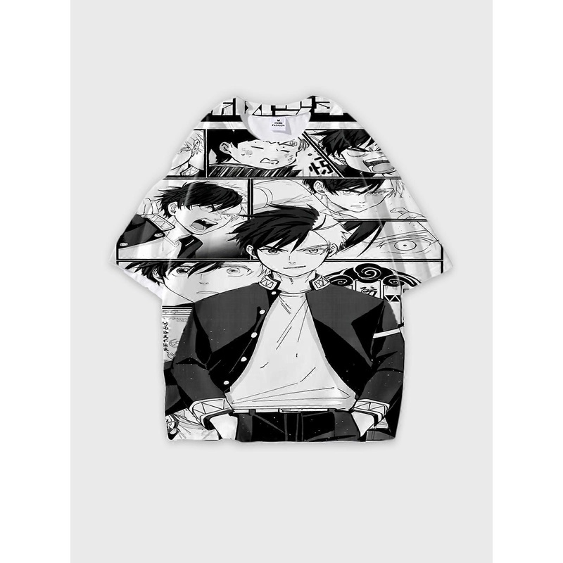 T-Shirt Round Neck, Loose Short Sleeve WIND BREAKER Graphic Tee, Unisex Summer Casual Top W245