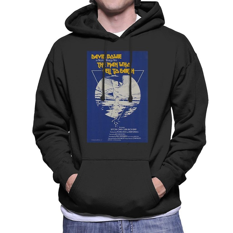 The Man Who Fell To Earth A Nicolas Roegs Film Men's Hooded Sweatshirt