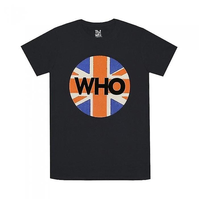 The Who Unisex Adult Union Jack Cotton T-Shirt