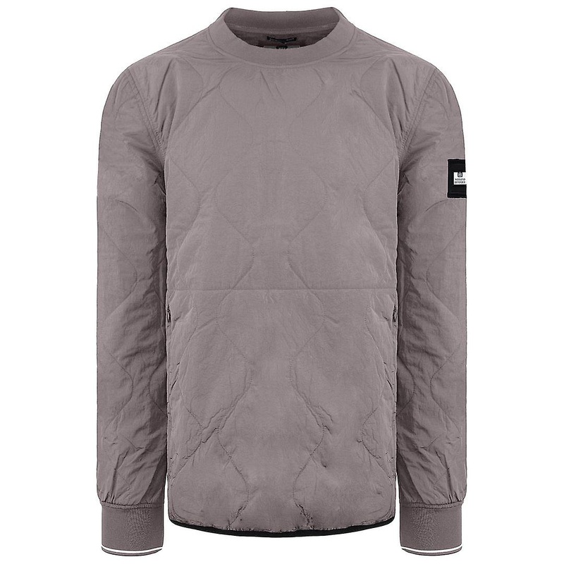 Weekend Offender Long Sleeve Crew Neck Over-Top Mens Dark Grey Sweater