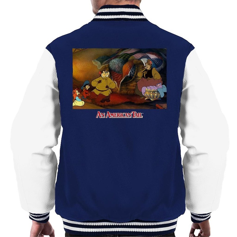 An American Tail Papa Tells A Story Men's Varsity Jacket