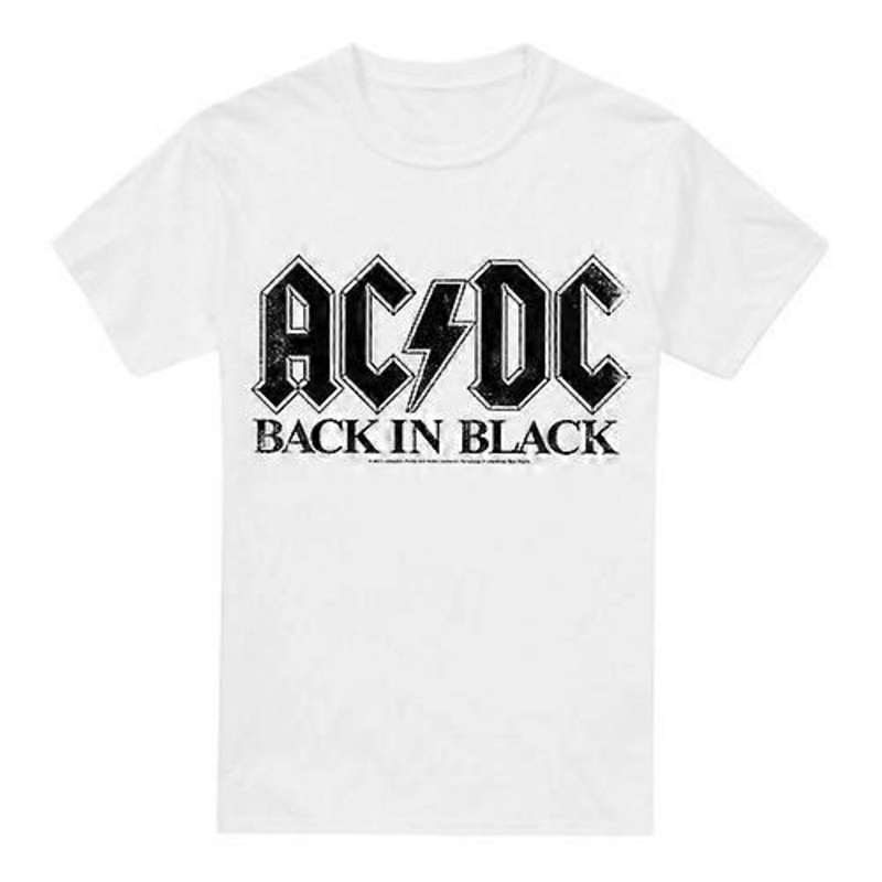 AC/DC Mens Back In Black T-Shirt