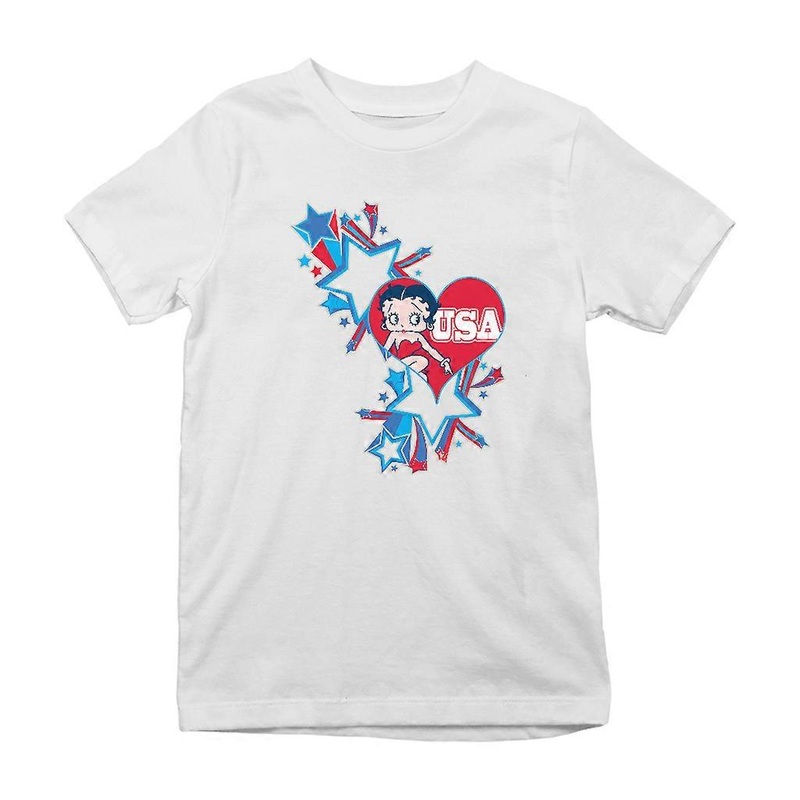 Americana USA Stars & Heart Kid's T-Shirt