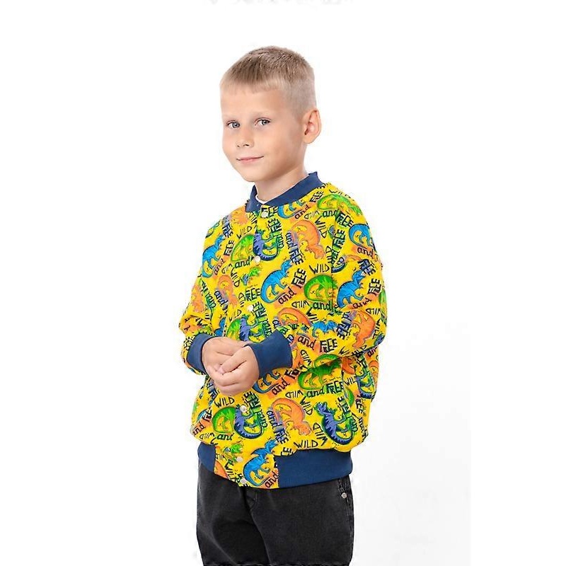 Bomber Jacket (boys)  Printed Design, Comfortable & Trendy,, Any season,  HC 6404-055-4