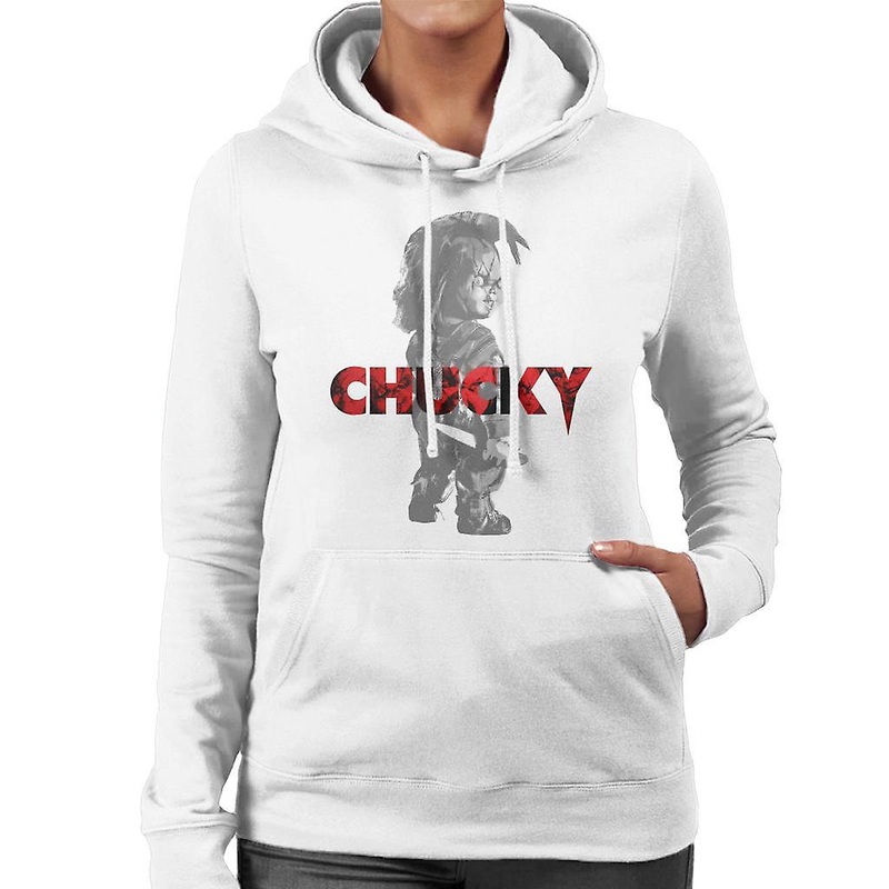 Chucky Looking Backwards Women's Hooded Sweatshirt