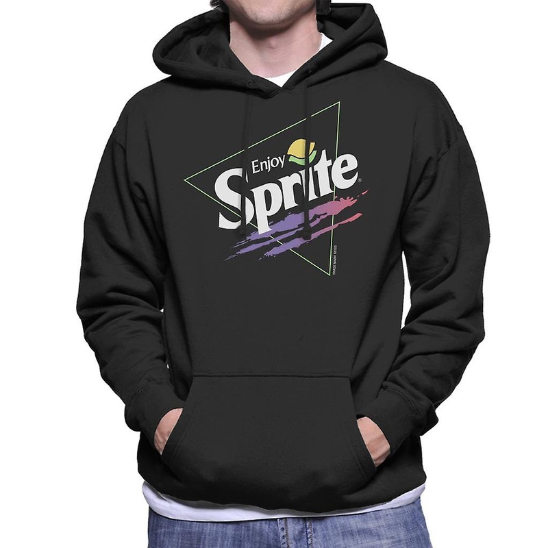 Sprite Enjoy Logo Triangle Aesthetic Men's Hooded Sweatshirt