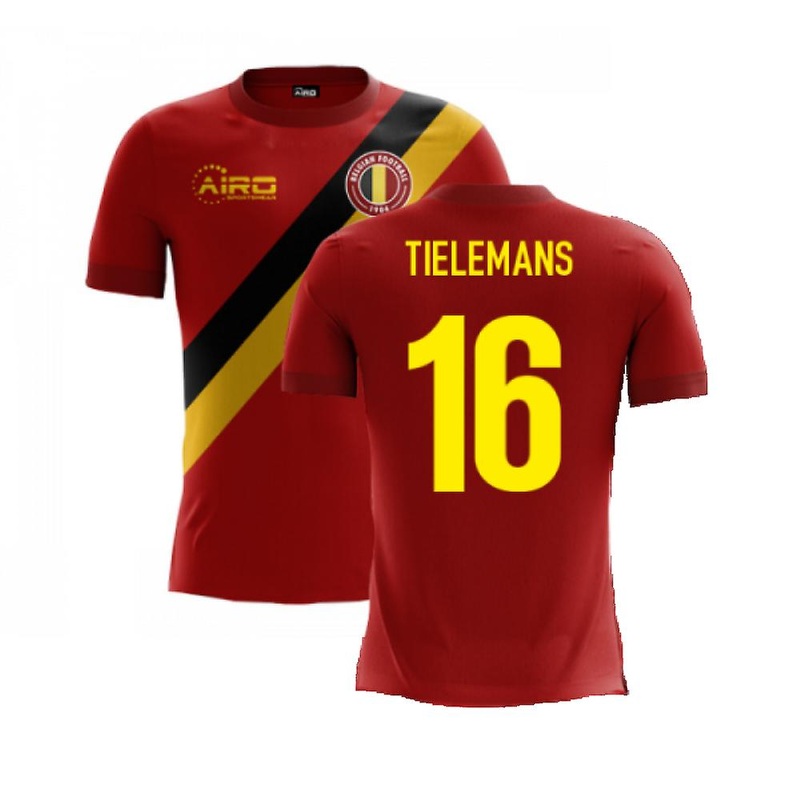 2025-2026 Belgium Airo Concept Home Shirt (Tielemans 16)
