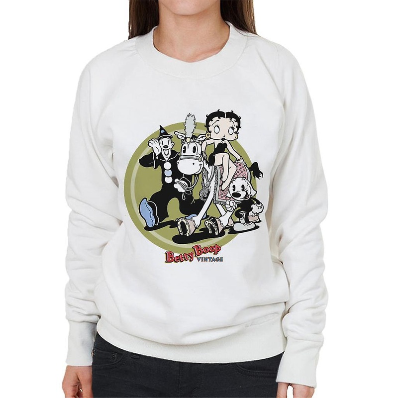 Betty Boop Vintage Circus Crew Women's Sweatshirt
