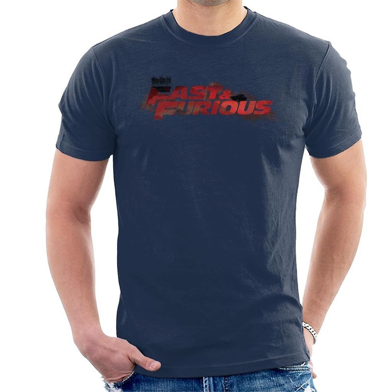 The Fast and The Furious Smoky Red Logo Men's T-Shirt