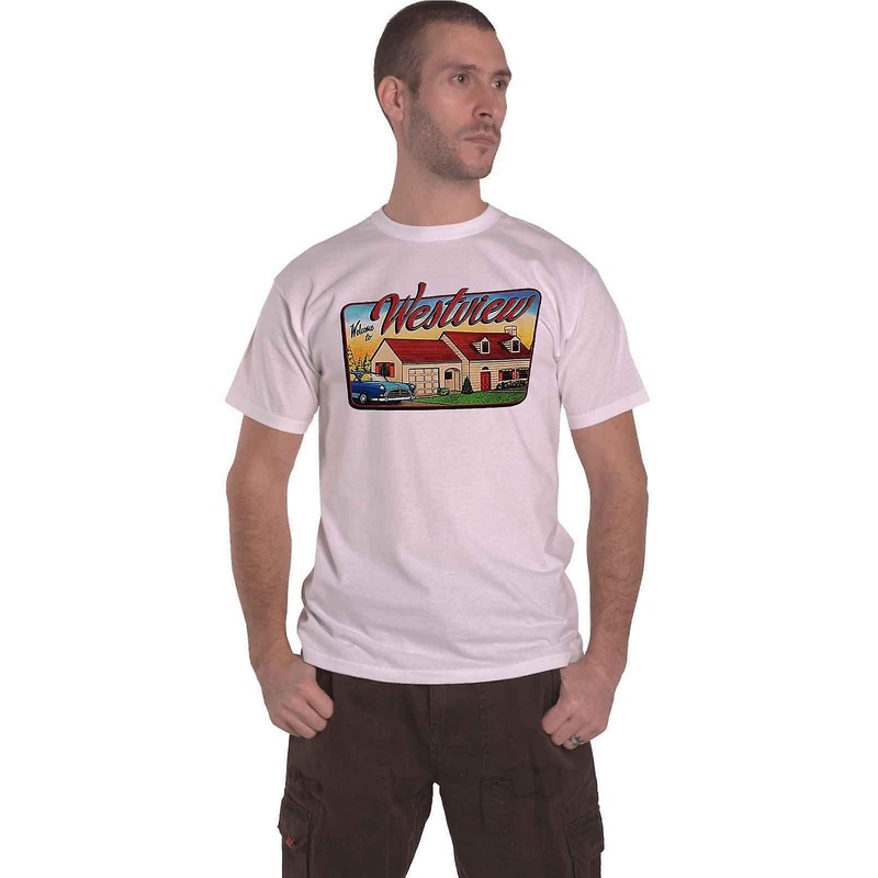 WandaVision T Shirt Westview Logo new Official Marvel Comics Mens White