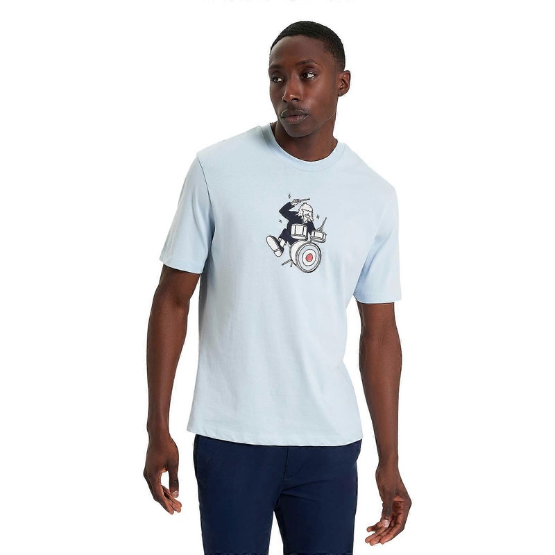 Ben Sherman Mens Drummer Target Short Sleeve T-Shirt
