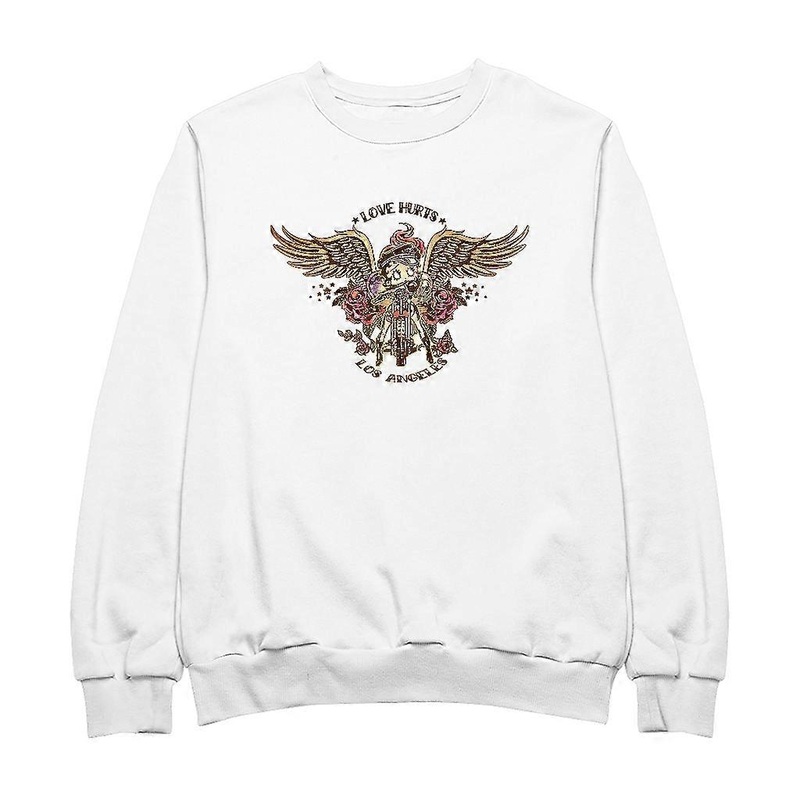Betty Boop Love Hurts Tattoo Women's Sweatshirt