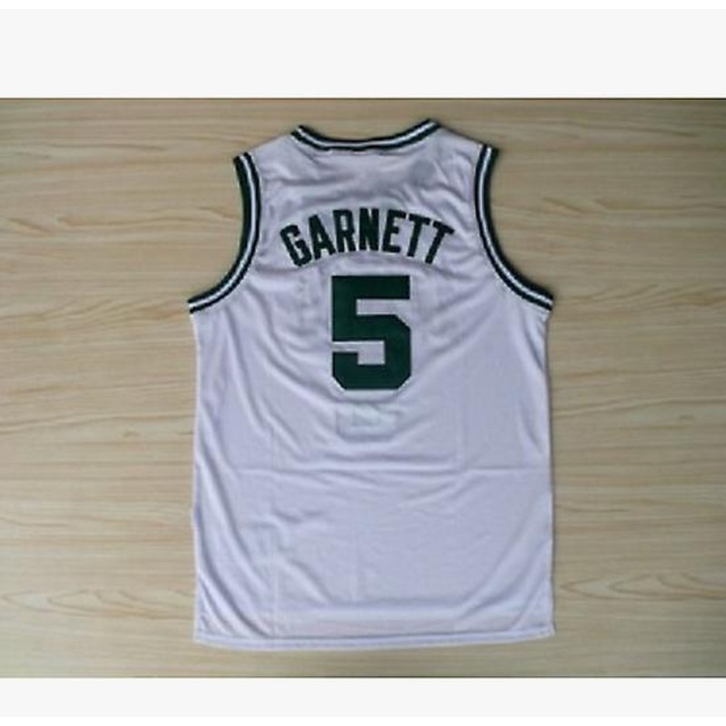 Boston Celtics Garnett No.5 Rondo No.9 Basketball Jersey Men's Sport Shirts