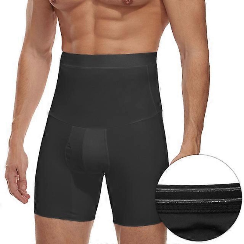 Men Body Shaper Tummy Control Compression Shorts Belly Slimming Shapewear Abdomen Reducer Panties Fitness Boxer Pants Underwear