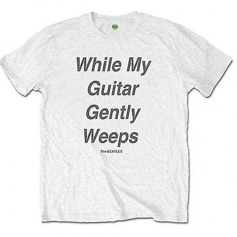 The Beatles Unisex Adult My Guitar Gently Weeps Back Print T-Shirt