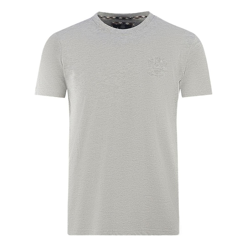 Aquascutum London Tonal Aldis Logo Grey T-Shirt