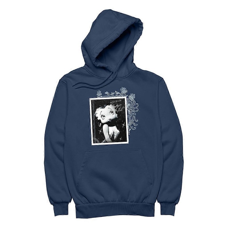 Betty Boop Sparkle Portrait Glamour Girl Women's Hooded Sweatshirt