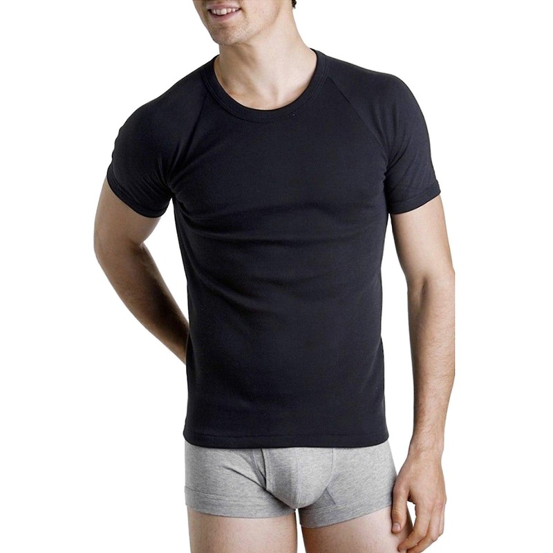 Bonds Crew Neck Raglan Blank Plain Basic Mens Black Tshirt Tee Top M9372w 1 Piece