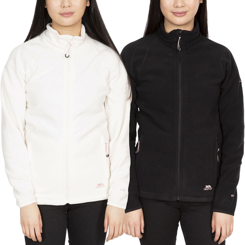 Trespass Womens Nonstop Full Zip Stand Collar Warm Winter Fleece Jacket