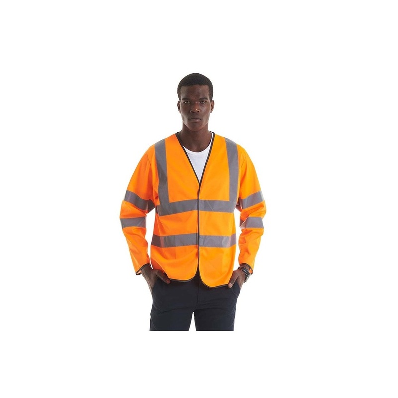 Uneek Long Sleeve Safety Waist Coat UC802 | Activewear Group