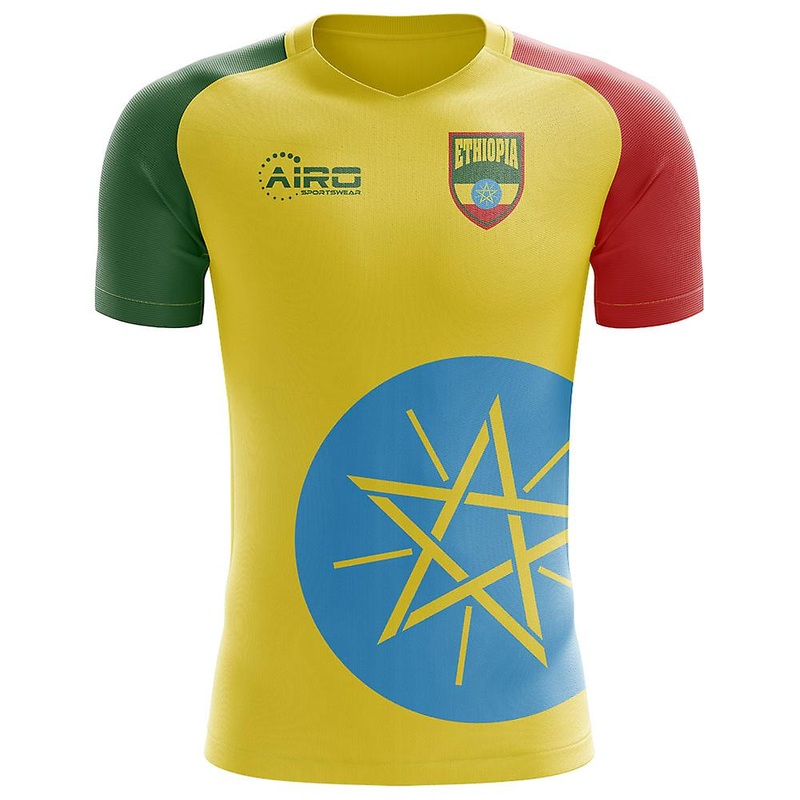 2025-2026 Ethiopia Home Concept Football Shirt - Kids (Long Sleeve)