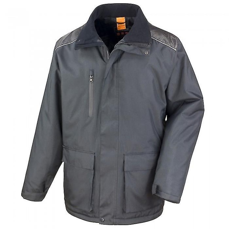 Result Mens Work-Guard Vostex Long Coat / Workwear (Waterproof & Windproof)