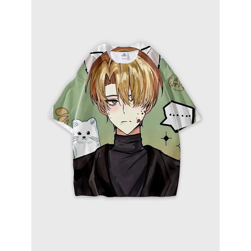 T-Shirt Short Sleeve Round Neck, Summer Casual Loose Graphic Tee, Unisex Harry Potter V1414