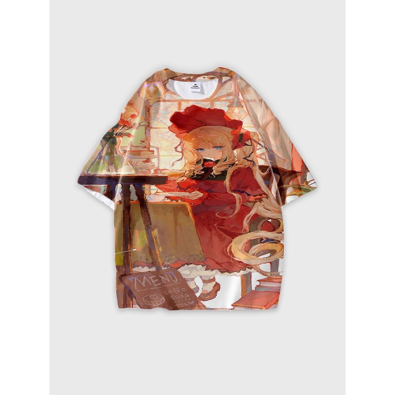 T-Shirt Short Sleeve Round Neck, Summer Casual Loose Graphic Tee, Unisex Pattern U2603