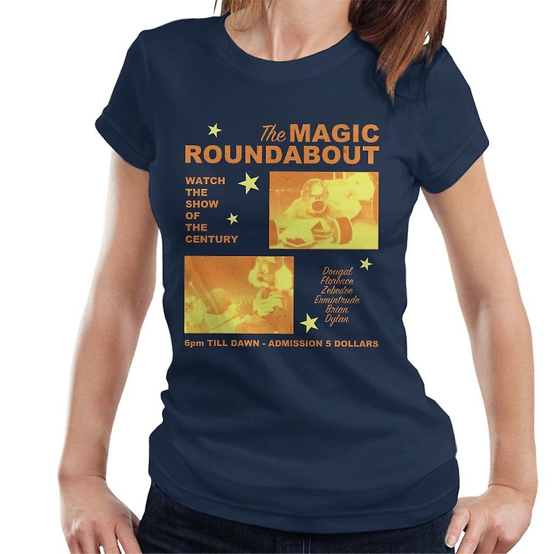 The Magic Roundabout Retro Show Poster Women's T-Shirt