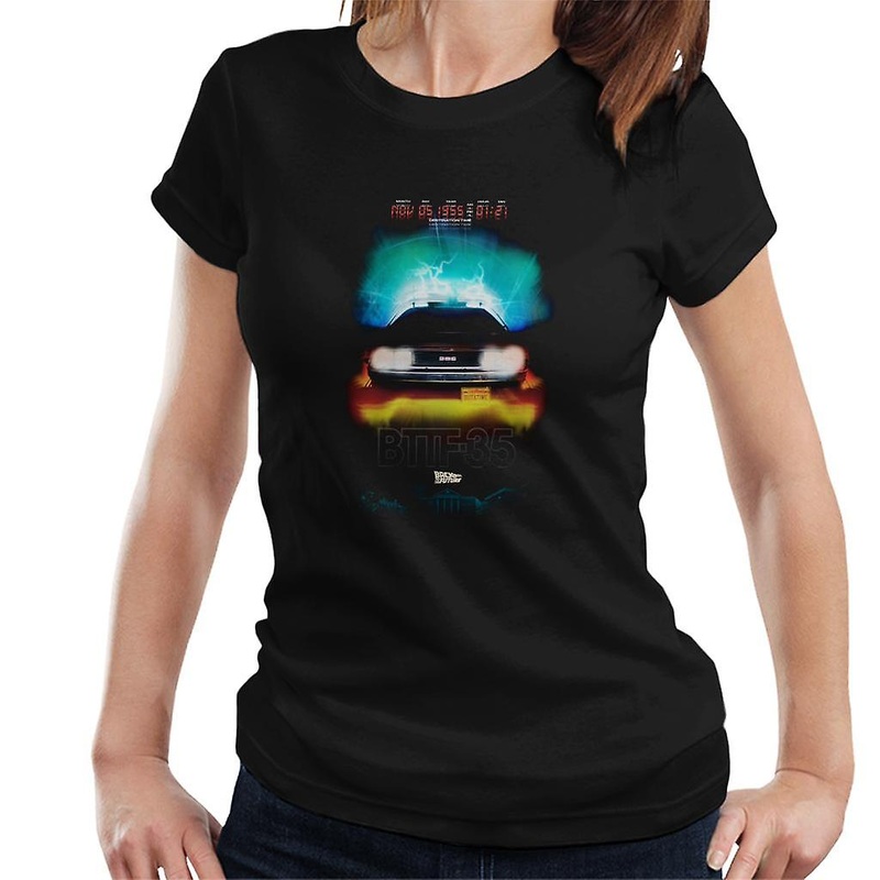Back to the Future Delorean Headlights Design Women's T-Shirt