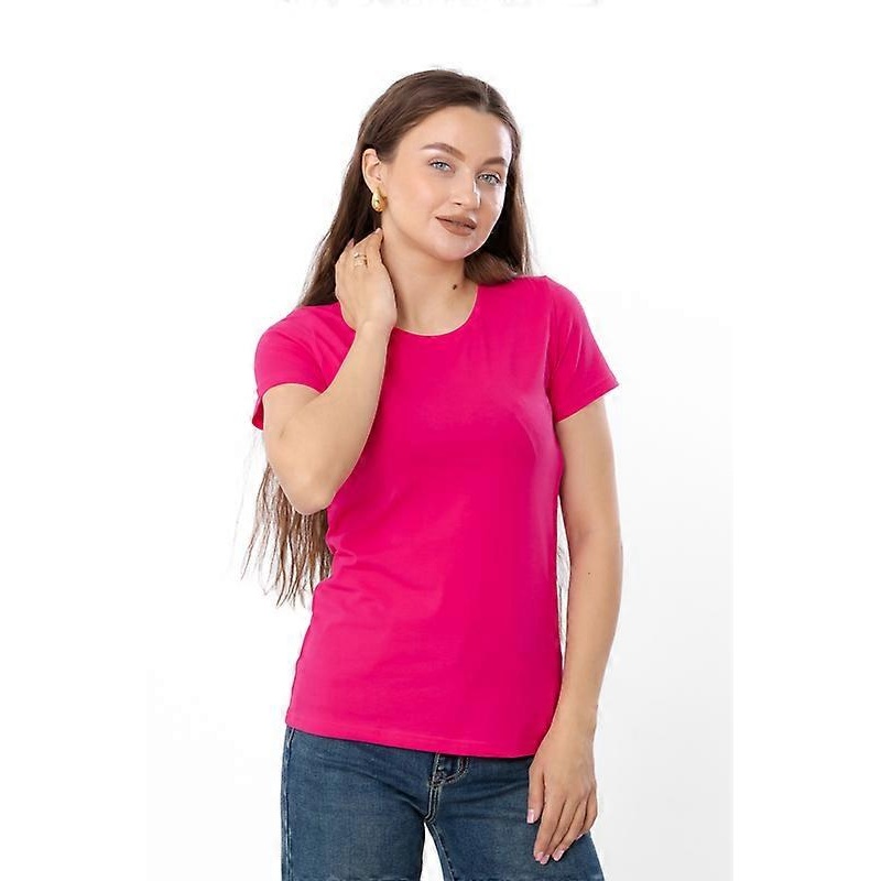 Classic Womens Tee  Breathable Material & Round Neck, Summer,  HC 8188-036
