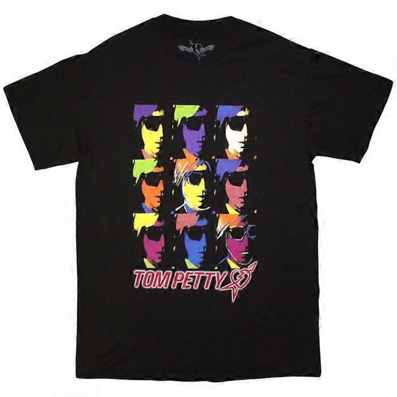 Tom Petty & The Heartbreakers Unisex Adult Nine Toms T-Shirt
