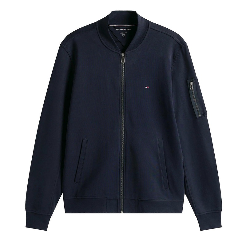 Tommy Hilfiger Essential Intechno Baseball Track Top Jacket Desert Sky