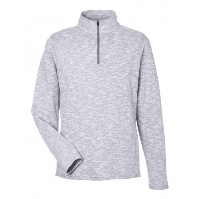 North End NE415 Eclipse Jacquard Quarter-Zip Pullover | North End NE415