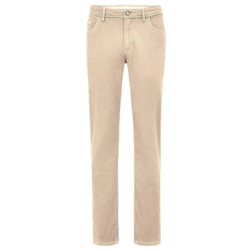 Redpoint Milton 5 Pocket Regular Fit Jeans - Beige
