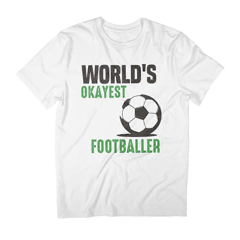 World's Okayest Footballer Father's Day Men's T-Shirt