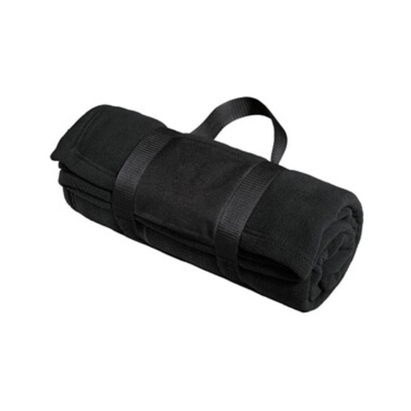 Port Authority BP20 Fleece Blanket with Carrying Strap