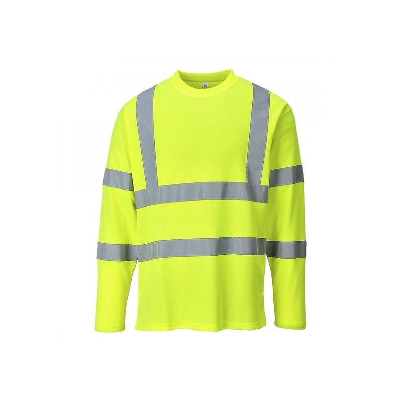 Women's Portwest Hi-Vis Long Sleeved T-Shirt S278