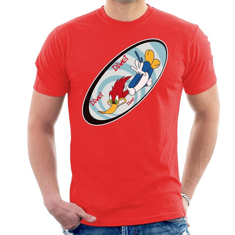 Woody Woodpecker Dive Dive Dive Men's T-Shirt