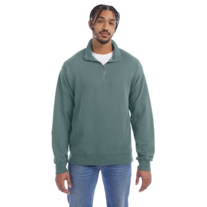 ComfortWash by Hanes GDH425 Unisex Quarter-Zip Sweatshirt | ComfortWash by Hanes GDH425