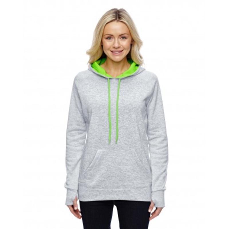 J America JA8616 Ladies' Cosmic Contrast Fleece Hooded Sweatshirt | J. America JA8616