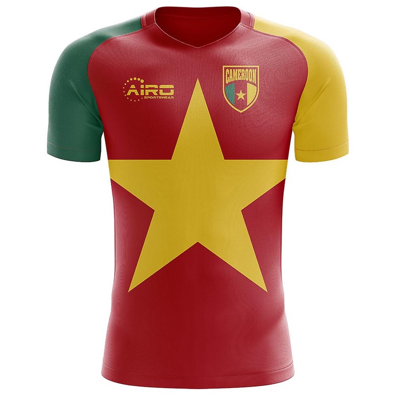 2025-2026 Cameroon Flag Concept Football Shirt - Little Boys