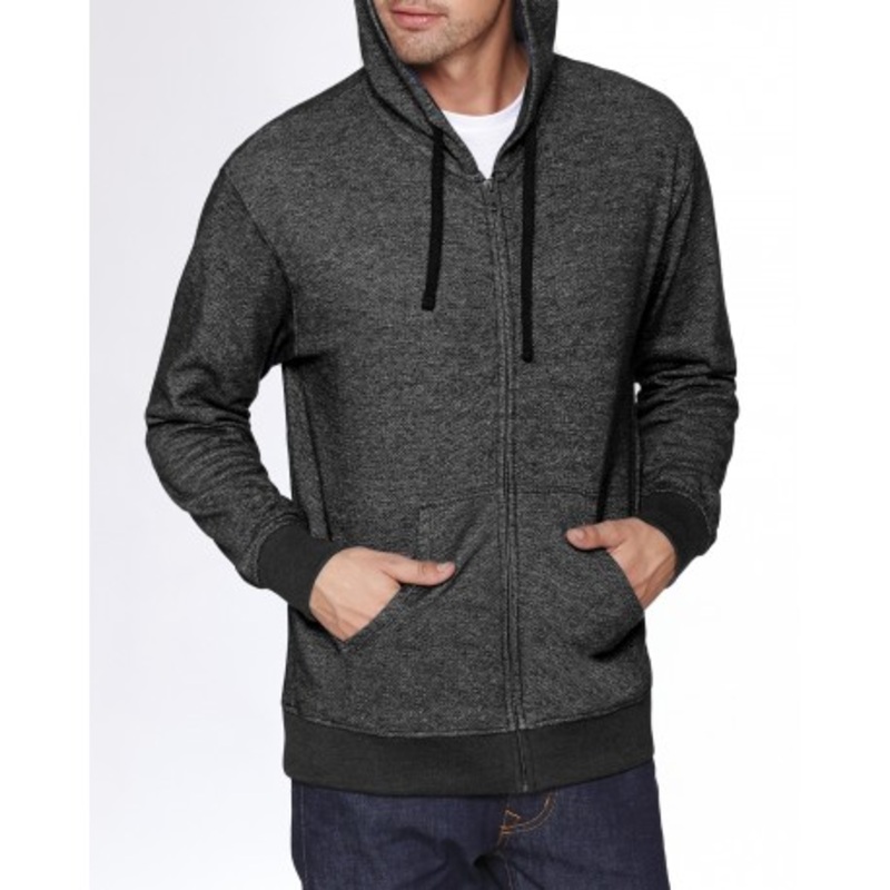 Next Level 9600 Adult Pacifica Denim Fleece Full-Zip Hooded Sweatshirt | Next Level Apparel 9600