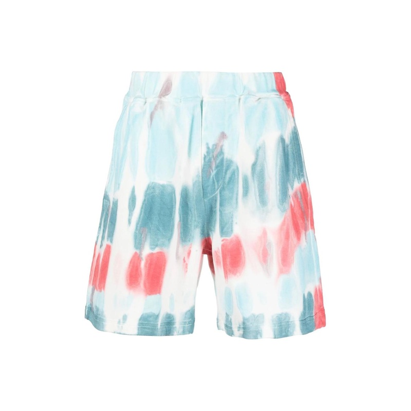 Tie Dye Distressed Relax Fit Shorts